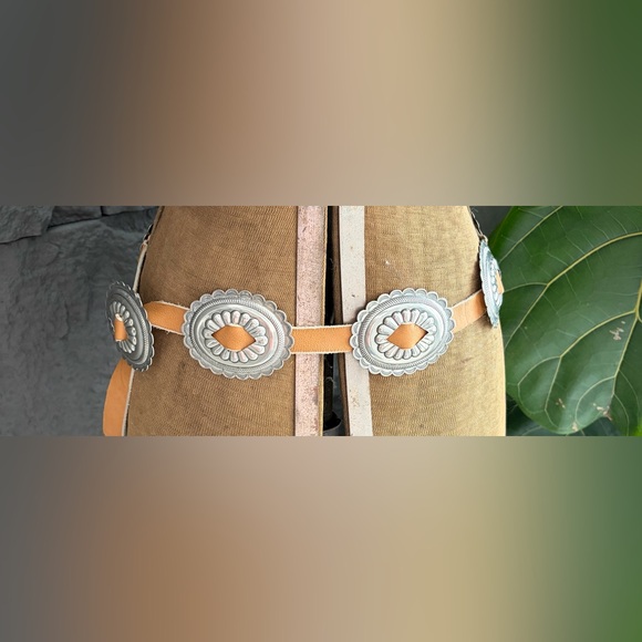 Other - Silver and Tan woman’s  Belt